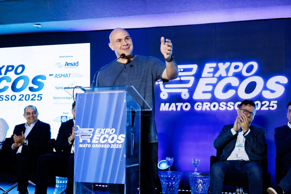 ExpoEcos 2025: Abílio Brunini abre evento e reforça apoio a empresários e&nbsp;empregos