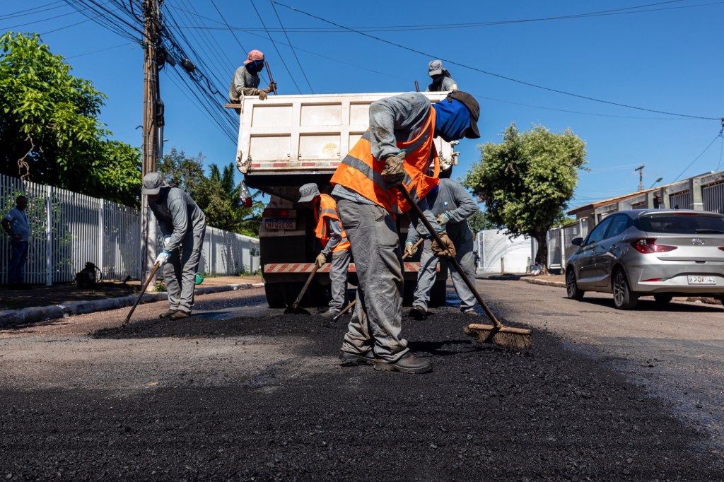 Mais de 63 mil buracos já foram reparados em 2025 pela Prefeitura de&nbsp;Cuiabá