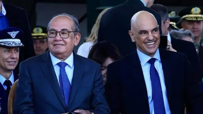 Gilmar Mendes classifica Moraes como ‘herói’ em discurso no STF. Veja o&nbsp;video