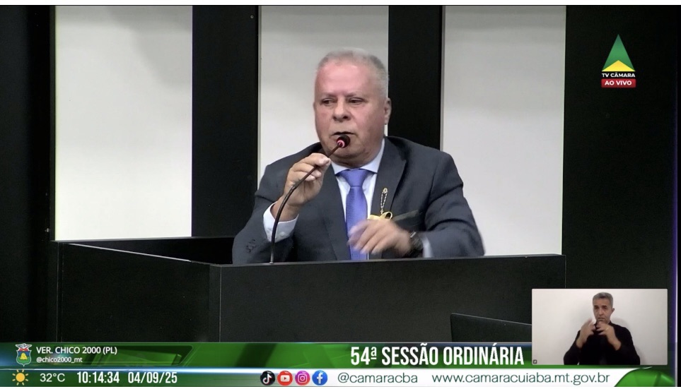 Chico 2000 desabafa na tribuna e questiona condução da Operação&nbsp;Perfídia