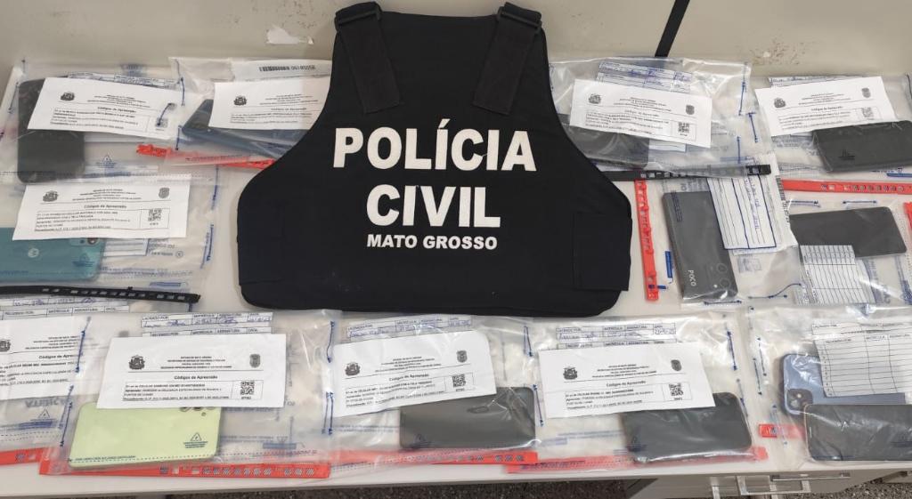 Polícia Civil recupera 13 celulares roubados e prende receptador em&nbsp;Cuiabá