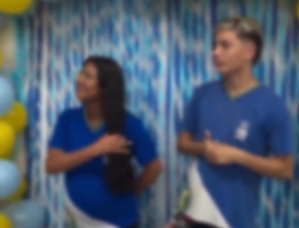 Polêmica em Cuiabá: Chá de bebê dentro de escola com alunos uniformizados viraliza. Veja o&nbsp;vídeo