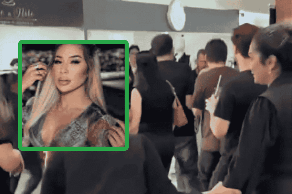 Ex-namorada de Waltinho Produções em briga com mulher em salão. Veja o&nbsp;vídeo