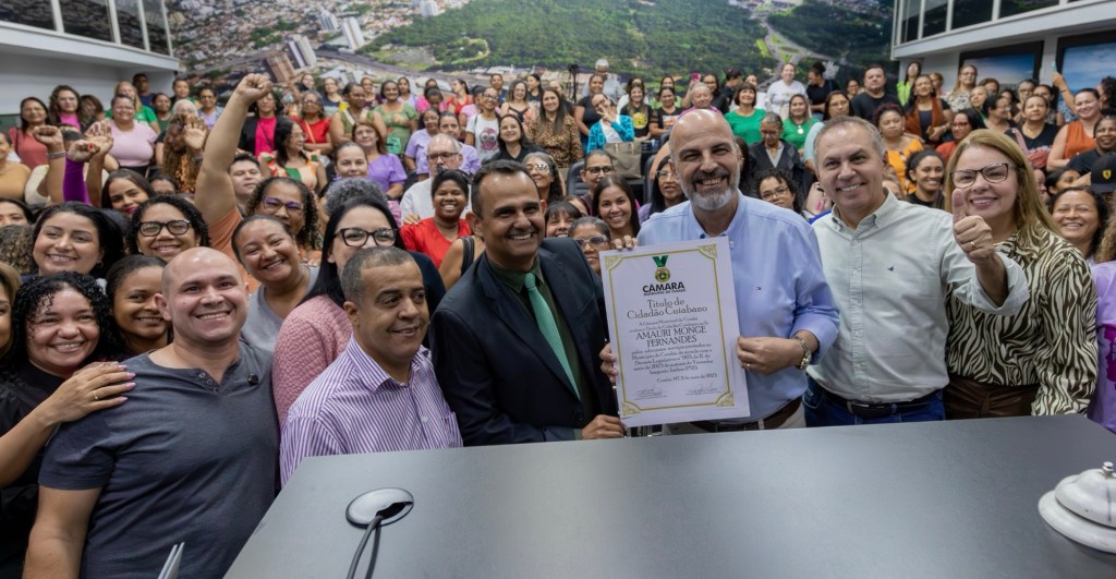 Prefeito reafirma apoio e reforça valorização histórica aos profissionais da educação infantil em&nbsp;Cuiabá