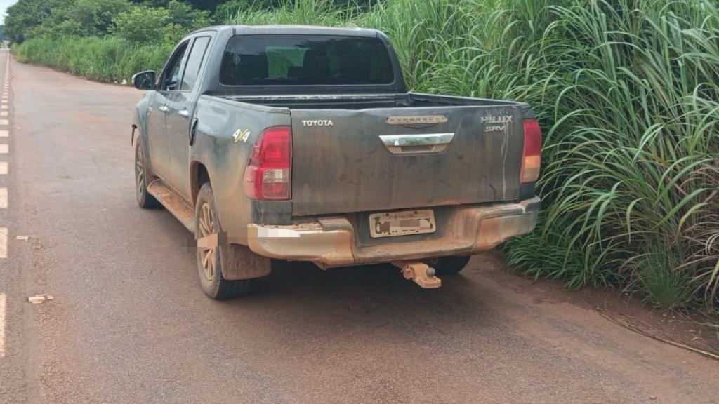 Polícia Militar detém dois suspeitos de facção e recupera caminhonete furtada em&nbsp;MT