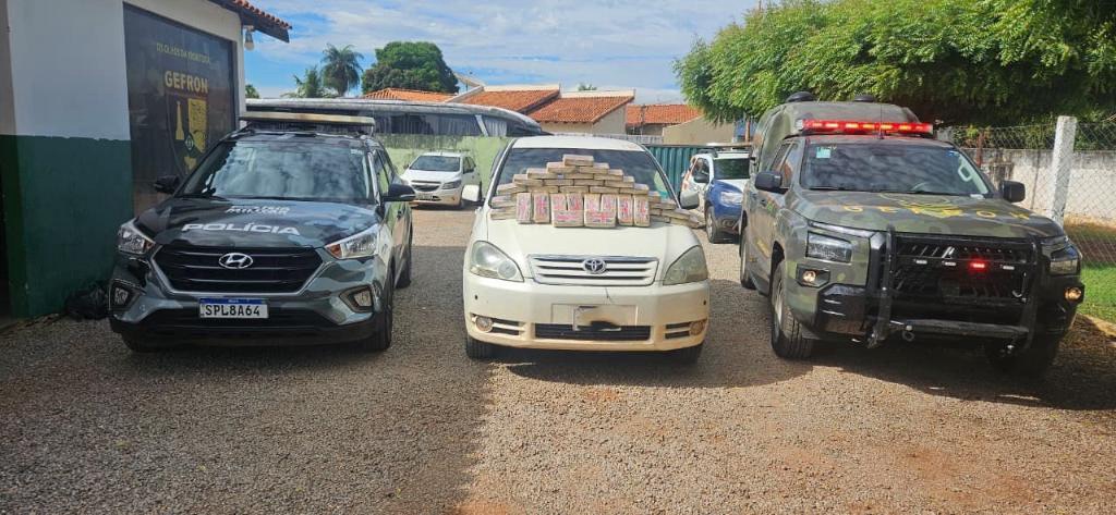 Gefron apreende 65 kg de drogas na fronteira e causa prejuízo milionário ao&nbsp;crime