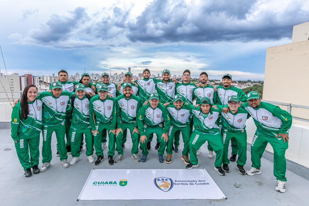 Inclusão em quadra: time de surdos representa Cuiabá em torneio&nbsp;mundial